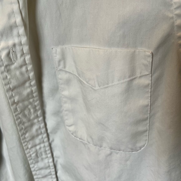 15-34 CC Hughes white pin point Oxford button down Shirt - Picture 2 of 10